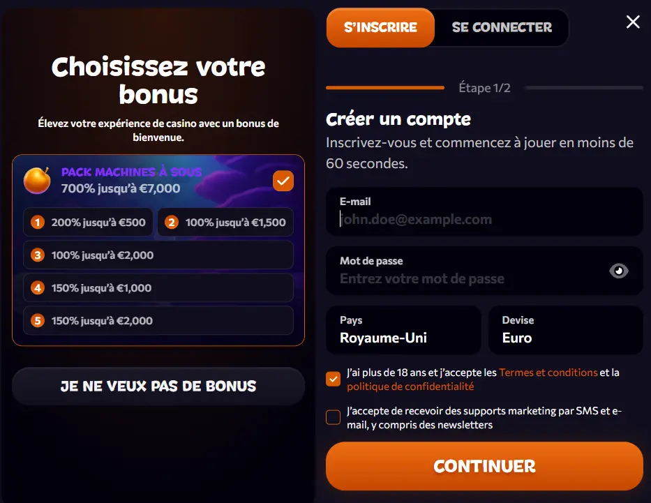 connexion Aphrodite Casino